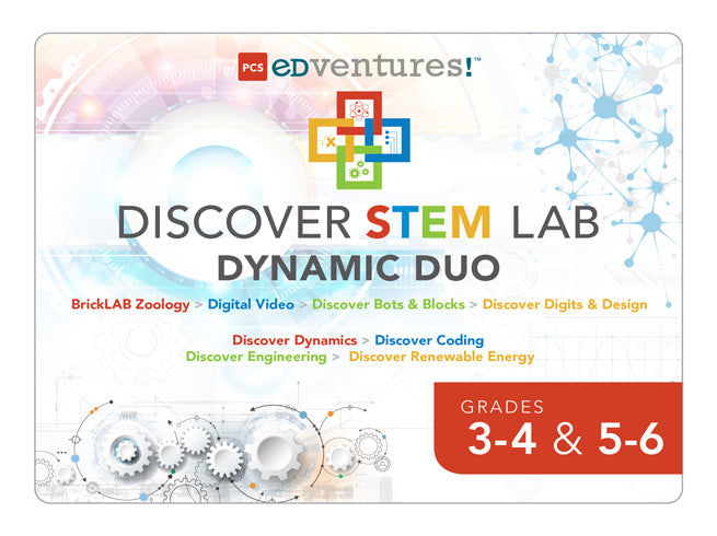 Discover STEM LAB Dynamic Duo-PCS edventures.com